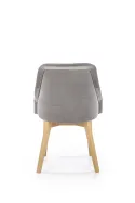 Кухонный стул HALMAR TOLEDO 2 дуб медовый/серый фото thumb №9