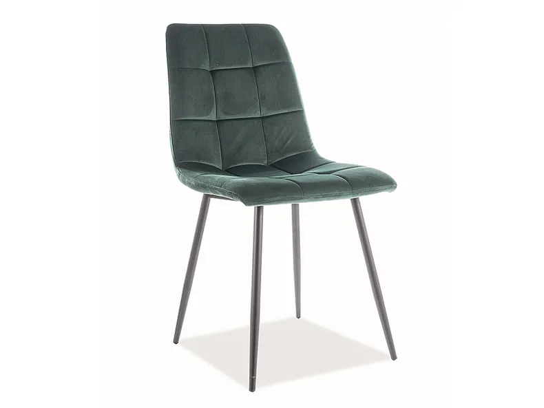Кухонний стілець SIGNAL MILA Velvet, Bluvel 78 - зелений фото №23
