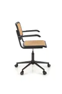 Кресло офисное вращающееся HALMAR INCAS, коричневый/черный фото thumb №4