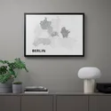 IKEA BILD БІЛЬД, постер, крихітні крапки, Берлін, 70x50 см 205.118.06 фото thumb №2