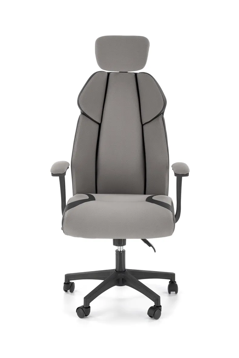 Крісло офісне, комп'ютерне HALMAR CHRONO, сірий/чорний фото №2