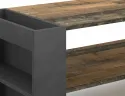 Журнальний столик SIGNAL Almond 100x55 см, старе дерево/темно-сірий фото thumb №7