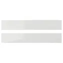 IKEA RINGHULT РІНГХУЛЬТ, фронтальна панель шухляди, глянцевий світло-сірий, 60x10 см 103.271.49 фото thumb №1