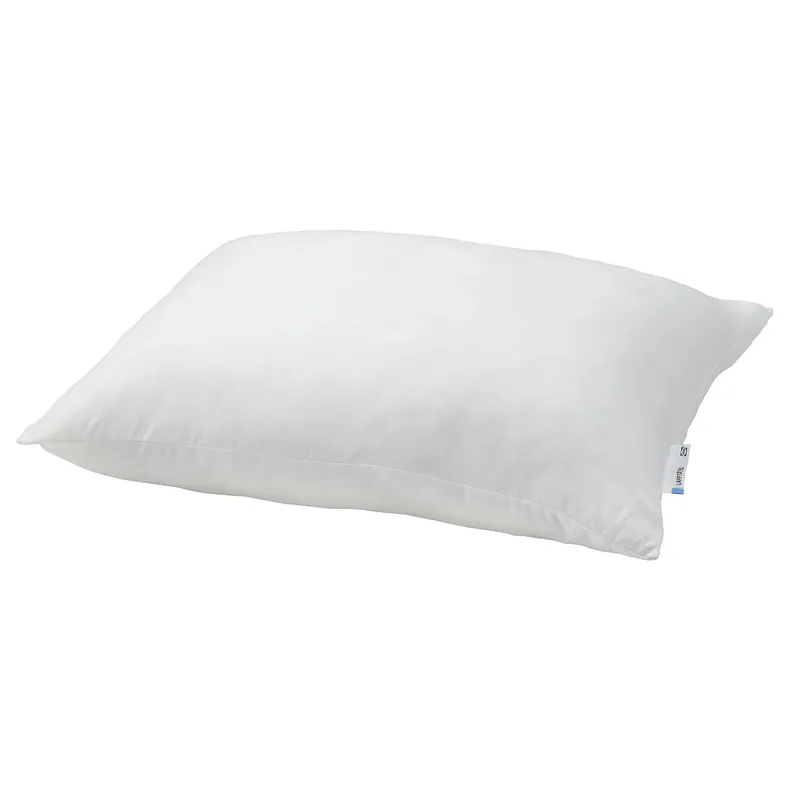 IKEA LAPPTÅTEL ЛАППТОТЕЛЬ, подушка низька, для сну на животі, 50x60 см 104.603.84 фото №1