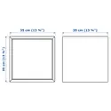 IKEA EKET ЭКЕТ, шкаф с дверью, коричневый/орех, 35x35x35 см 605.745.90 фото thumb №2