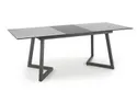 Обідній стіл розкладний HALMAR TIZIANO 160-210x90 см, стільниця - світлий сірий / темний сірий, ніжки - темний сірий фото thumb №13