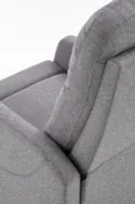 Крісло реклайнер м'яке розкладне HALMAR FELIPE, сірий фото thumb №9