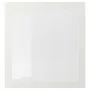 IKEA SINDVIK СІНДВІК, скляні дверцята, білий/прозоре скло, 60x64 см 902.918.58 фото