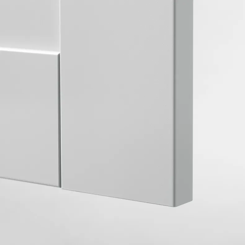 IKEA KNOXHULT КНОКСХУЛЬТ, угловая кухня, серый, 243x164x220 см 393.884.01 фото №6