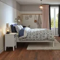 IKEA IDANÄS ІДАНЕС, каркас ліжка, білий, 160x200 см 404.588.98 фото thumb №2
