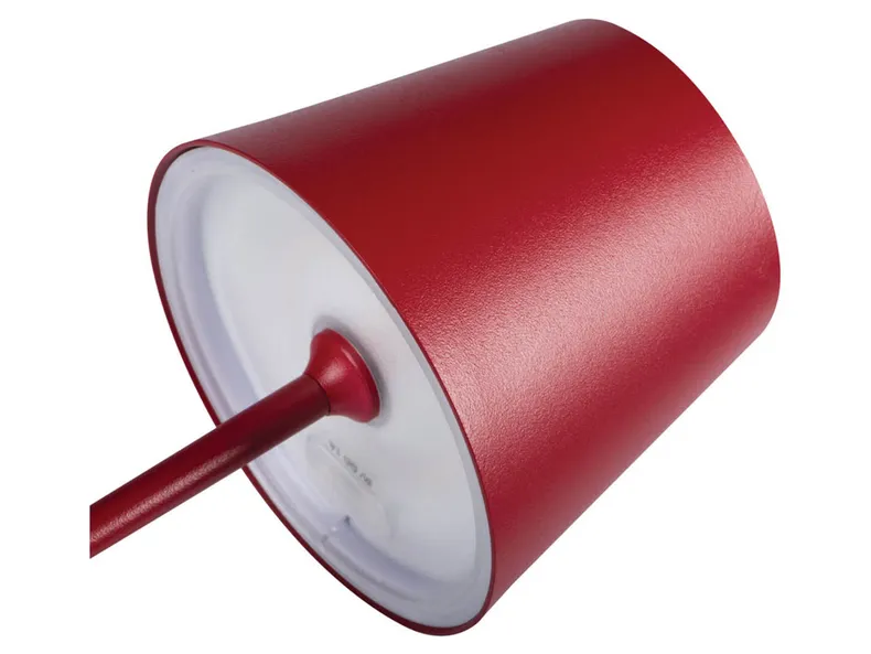 BRW Светодиодная настольная лампа Hortia беспроводная с диммером красная 091615 фото №2