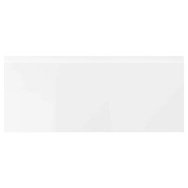 IKEA VÄSTERVIKEN ВЕСТЕРВІКЕН, фронтальна панель шухляди, білий глянець, 60x26 см 804.878.89 фото №1