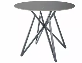 Стол обеденный SIGNAL Murano, 90 см, серый матовый фото