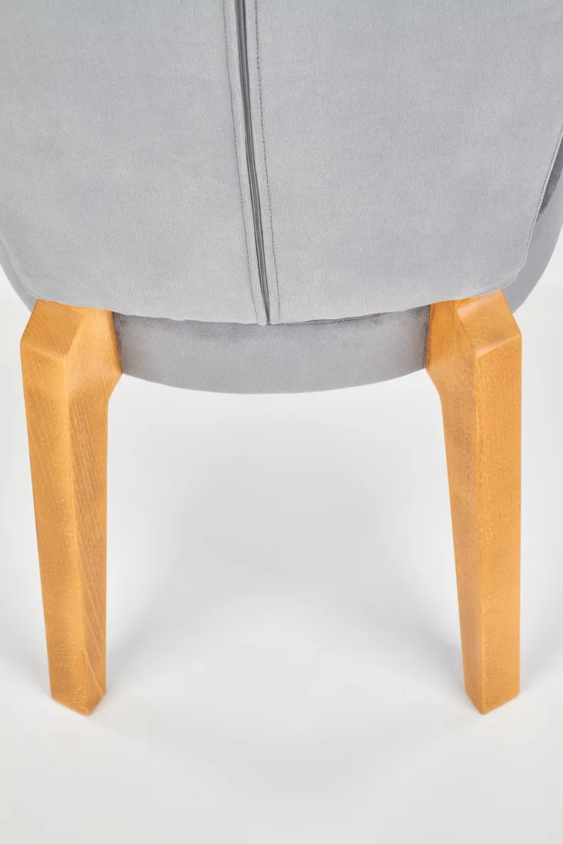 Кухонный стул HALMAR ROIS медовый дуб/серый фото №13