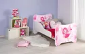 Ліжко для дітей з матрацом HALMAR HAPPY Fairy 145x76 см біле/рожеве фото thumb №6