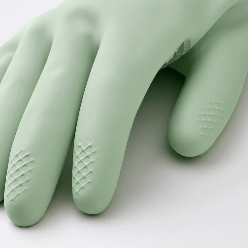 IKEA RINNIG РІННІГ, рукавички для прибирання, зелений, S 604.767.83 фото №7