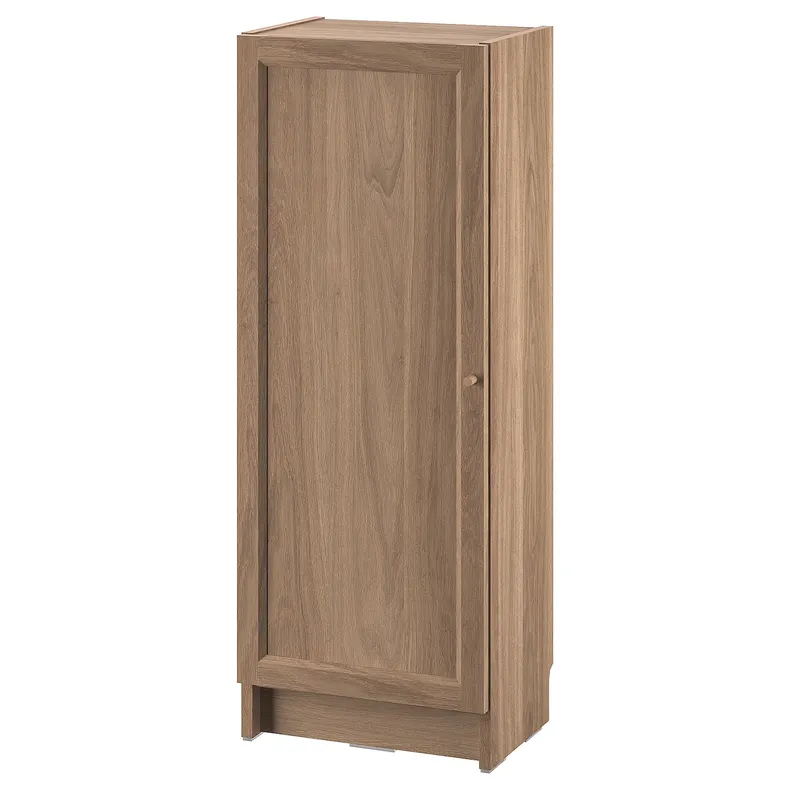 IKEA BILLY БІЛЛІ / OXBERG ОКСБЕРГ, книжкова шафа з дверцятами, під дуб, 40x30x106 см 094.832.92 фото №1