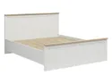 BRW Ліжко двоспальне BRW LOKSA A 180x200 см, сосна андерсен біла/дуб грендсон LOZ/180/A-APW фото thumb №1