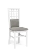 Кухонний стілець HALMAR GERARD3 білий/сірий фото thumb №1