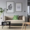 IKEA LILLEHEM ЛІЛЛЕХЕМ, 2-місний модульний диван, ВІССЛЕ/бежевий деревина 894.712.85 фото thumb №2