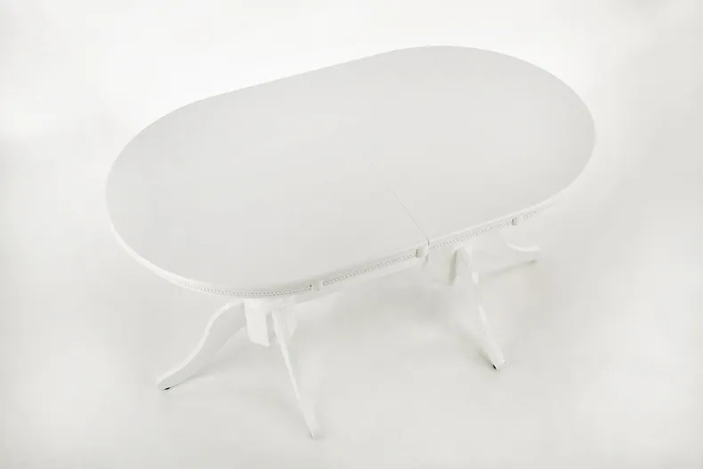 Обідній стіл розкладний HALMAR JOSEPH 150-190x90 см білий фото №6