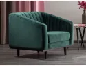 Мягкое кресло бархатное SIGNAL ASPREY Velvet 1, Bluvel 78 - зеленый фото thumb №4