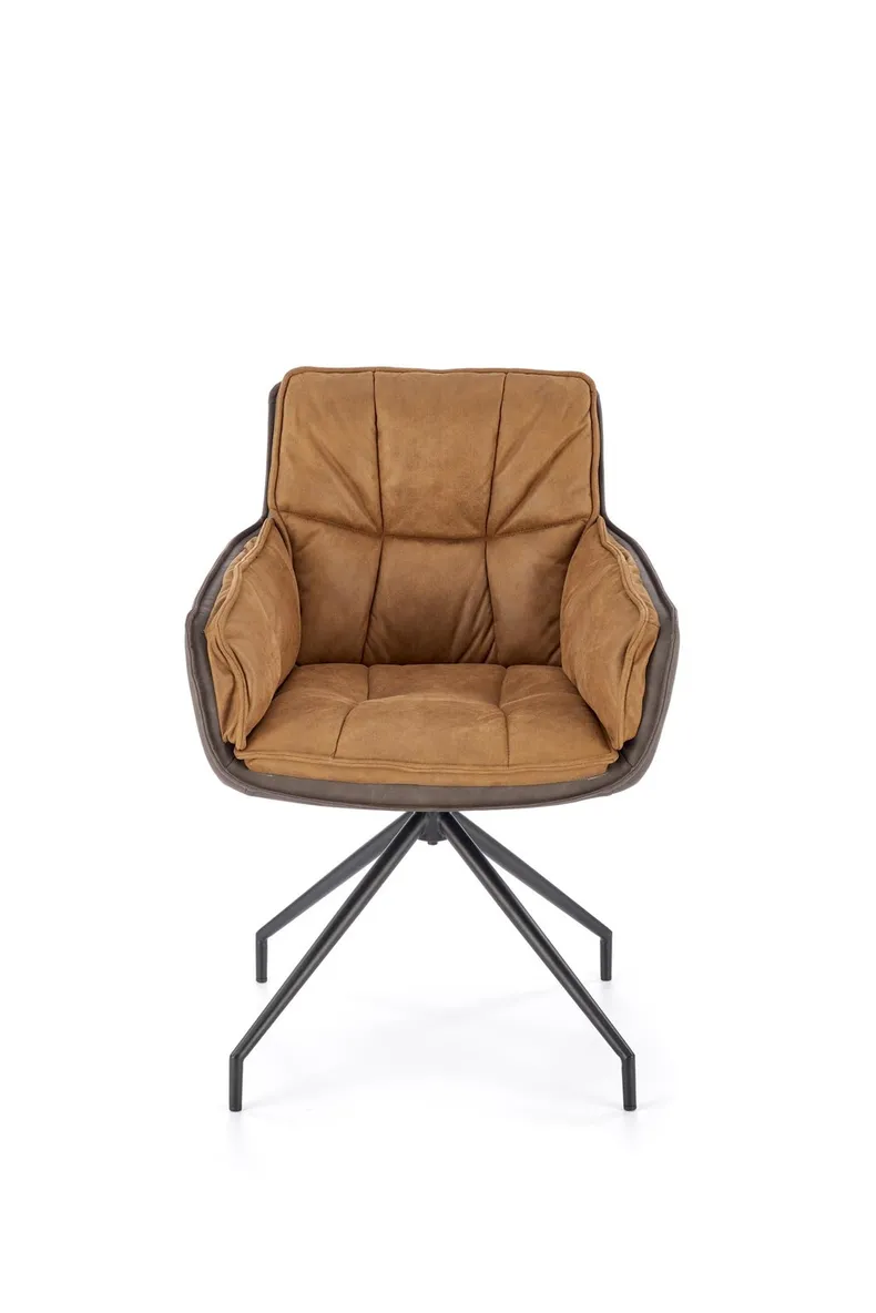 Кухонный стул HALMAR K523 коричневый/темно-коричневый фото №6
