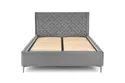 Узголів'я ліжка HALMAR MODULO W2 160 см сірого кольору. Моноліт 85 фото thumb №3