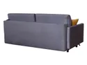 BRW тримісний диван Abril розкладний з велюровим ящиком графіт, Елемент 22 Графіт / Елемент 08 Жовтий SO3-ABRIL-3DL-G1_BA429C фото thumb №4