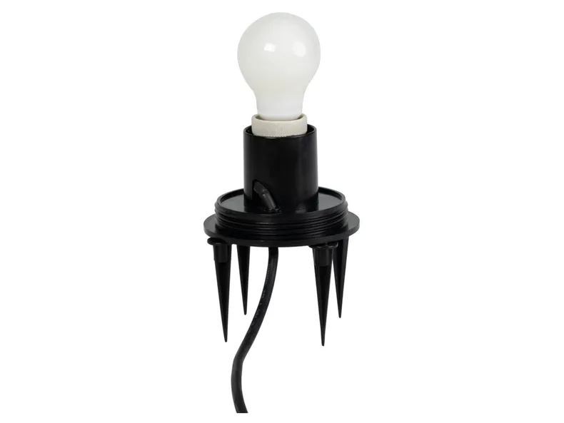 BRW Садовый светильник Stono 78 см пластиковая сфера серый 093187 фото №8
