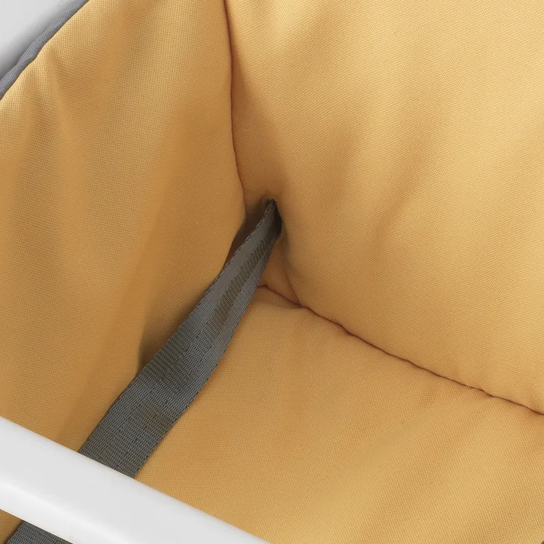 IKEA LANGUR ЛАНГУР, подушка-чохол для стільчика для год, жовтий 303.469.86 фото №3