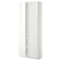 IKEA METOD МЕТОД, висока шафа із полицями, білий / РІНГХУЛЬТ білий, 80x37x200 см 694.695.42 фото thumb №1