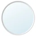 IKEA HÄNGIG ХЕНГІГ, дзеркало, білий/круглої форми, 26 см 704.461.54 фото thumb №1