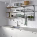 IKEA EKBACKEN ЕКБАККЕН, стільниця, світло-сірий під бетон / ламінат, 246x2.8 см 503.954.43 фото thumb №6