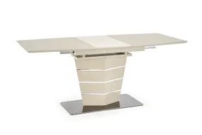 Обеденный стол раскладной HALMAR SORENTO 140-180x80 см бежевый матовый фото