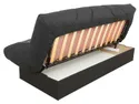 BRW Тримісний розкладний диван Fina з ящиком для зберігання чорний, Савана 14 WE-FINA-3K-G2_B85471 фото thumb №5