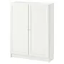 IKEA BILLY БІЛЛІ / OXBERG ОКСБЕРГ, книжкова шафа з дверцятами, білий, 80x30x106 см 492.800.42 фото