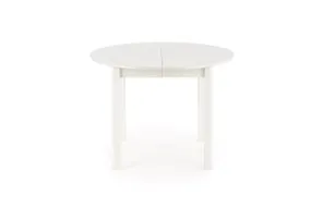 Стіл кухонний розкладний HALMAR RINGO, 102-142x102 см, білий фото