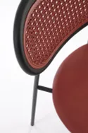 Кухонний стілець HALMAR K524 бордовий фото thumb №13