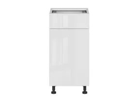 Кухонный шкаф BRW Top Line 40 см правый с ящиком soft-close белый глянец, альпийский белый/глянцевый белый TV_D1S_40/82_P/STB-BAL/BIP фото