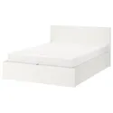IKEA MALM МАЛЬМ, кровать с подъемным механизмом, белый, 160x200 см 204.048.06 фото thumb №1