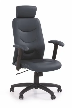 Кресло компьютерное офисное вращающееся HALMAR STILO черный фото