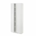 IKEA METOD МЕТОД, висока шафа із полицями, білий / стенсундський білий, 80x37x200 см 694.615.41 фото thumb №1