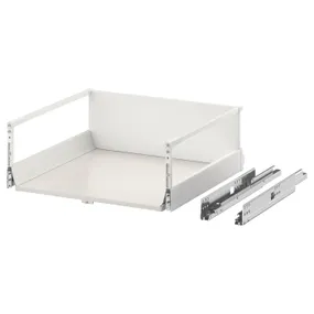IKEA EXCEPTIONELL ЭКСЕПТИОНЕЛЛЬ, высокий ящик с нажимным механизмом, белый, 60x60 см 704.478.08 фото