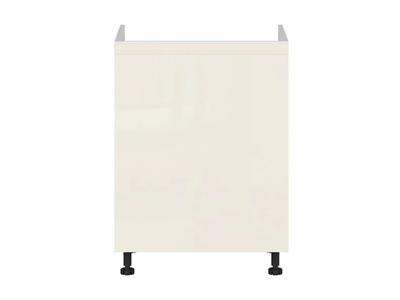 BRW Кухонный шкаф Sole под мойку 60 см левый глянец магнолия, альпийский белый/магнолия глянец FH_DK_60/82_L-BAL/XRAL0909005 фото №1