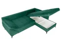 BRW Кутовий диван Asturia правобічний розкладний з ящиком для зберігання велюровий зелений NA-ASTURIA-2F.RECBK-GA_BBF2F0 фото thumb №2