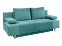 BRW Трехместный раскладной диван Leon с велюровым коробом бирюзовый, Poso 26 бирюзовый/Кронос 26 мятный SO3-LEON-LX_3DL-G2_BACF5E фото thumb №2