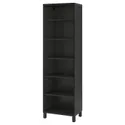 IKEA BESTÅ БЕСТО, шкаф, черно-коричневый, 60x40x202 см 692.849.87 фото thumb №1