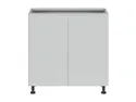 BRW Базовый шкаф для кухни Top Line 80 см двухдверный светло-серый матовый, греноловый серый/светло-серый матовый TV_D_80/82_L/P-SZG/BRW0014 фото thumb №1