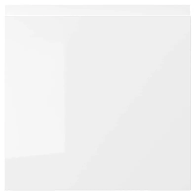 IKEA VOXTORP ВОКСТОРП, фронтальная панель ящика, белый глянец, 40x40 см 703.974.98 фото №1